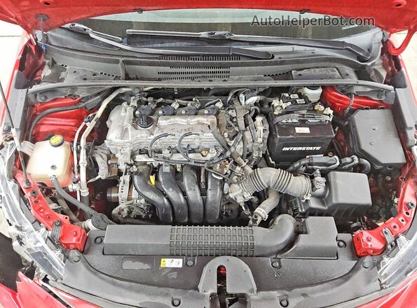 JTDEPRAE8LJ096538 2020 TOYOTA COROLLA Red Vista interior trasera