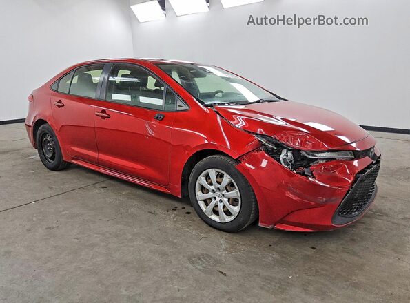 JTDEPRAE8LJ096538 2020 TOYOTA COROLLA Red Delantero derecho
