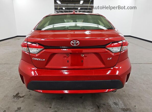 JTDEPRAE8LJ096538 2020 TOYOTA COROLLA Red Vista trasera