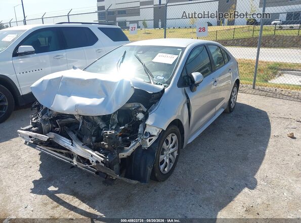 JTDEPRAE9LJ024277 2020 TOYOTA COROLLA Silver წინა მარცხენა ხედი სამი მეოთხედიდან