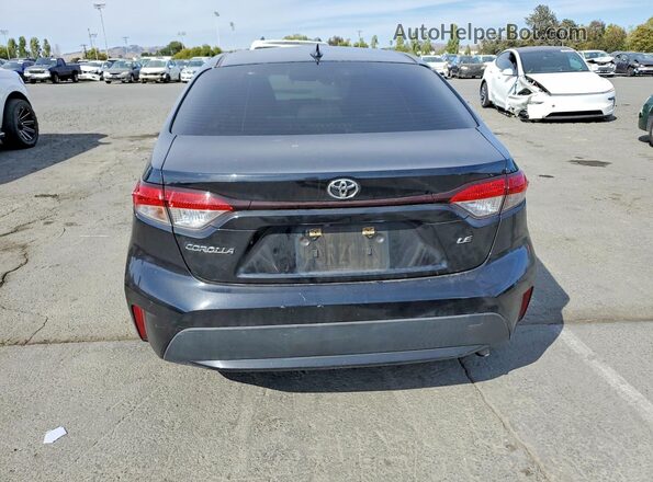 JTDEPRAE9LJ034064 2020 TOYOTA COROLLA Black Вид ззаду