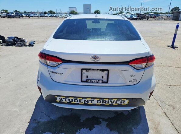 JTDEPRAE9LJ110592 2020 TOYOTA COROLLA White Widok z tyłu