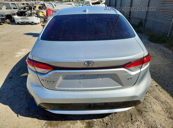 JTDEPRAEXLJ091485 2020 TOYOTA COROLLA Silver Հետևի տեսք