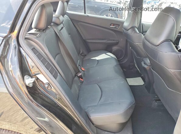 JTDKAMFP0M3183633 2021 TOYOTA PRIUS Black Հետևի նստատեղերի տեսք
