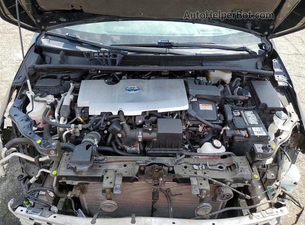 JTDKAMFP0M3183633 2021 TOYOTA PRIUS Black Սալոնի հետևի տեսք