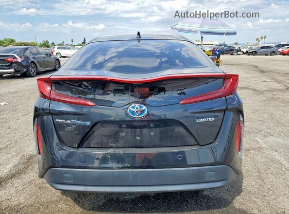 JTDKAMFP0M3183633 2021 TOYOTA PRIUS Black Հետևի տեսք
