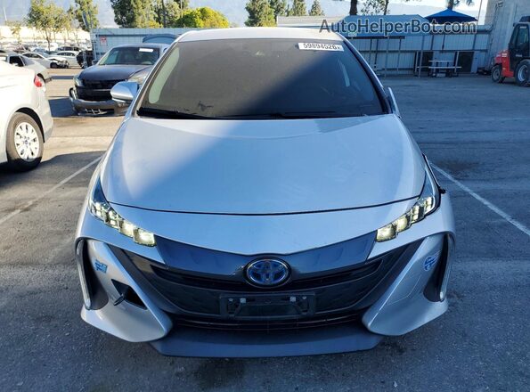 JTDKAMFP1M3176027 2021 TOYOTA PRIUS Silver Դիմացի տեսք