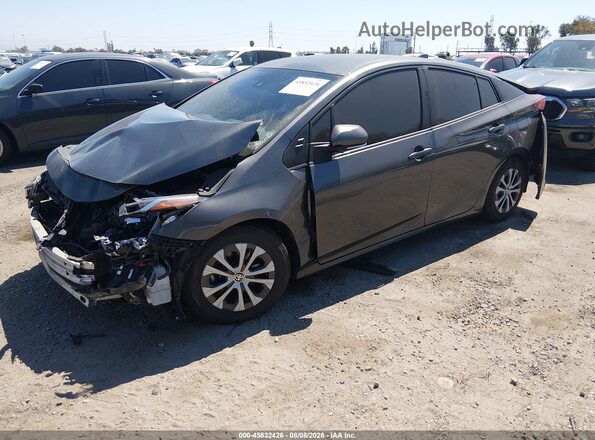 JTDKAMFP2M3165523 2021 TOYOTA PRIUS PRIME Gray Przód lewy