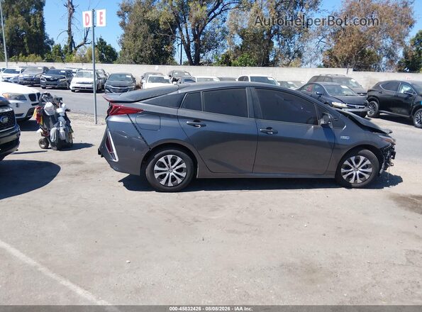 JTDKAMFP2M3165523 2021 TOYOTA PRIUS PRIME Gray Widok wnętrza 360 stopni