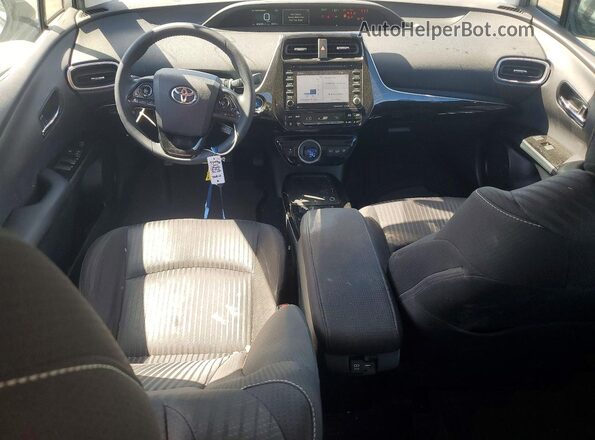 JTDKAMFP2M3191586 2021 TOYOTA PRIUS Silver Вид панелі приладів