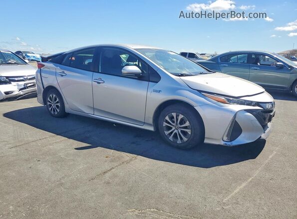 JTDKAMFP2M3191586 2021 TOYOTA PRIUS Silver Передня права чверть