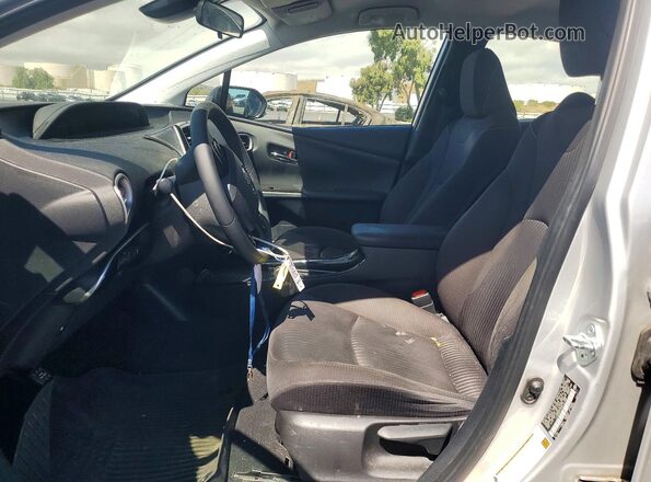 JTDKAMFP2M3191586 2021 TOYOTA PRIUS Silver Вид салону спереду