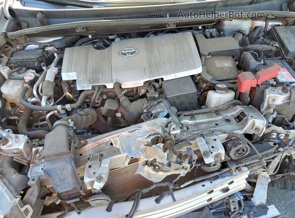 JTDKAMFP3M3172089 2021 TOYOTA PRIUS Silver უკანა სალონის ხედი