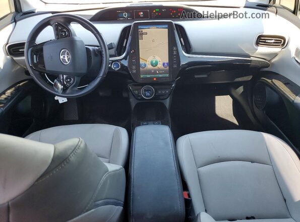 JTDKAMFP3M3172089 2021 TOYOTA PRIUS Silver წინა პანელის ხედი