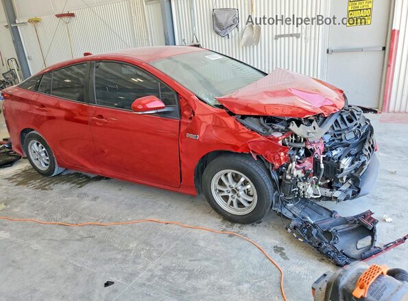 JTDKAMFP3M3172092 2021 TOYOTA PRIUS Red Front right