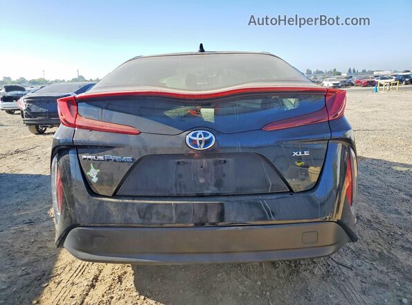 JTDKAMFP3M3192424 2021 TOYOTA PRIUS Black Widok z tyłu