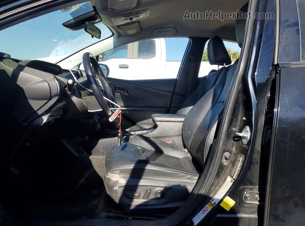 JTDKAMFP3M3192424 2021 TOYOTA PRIUS Black Widok wnętrza z przodu