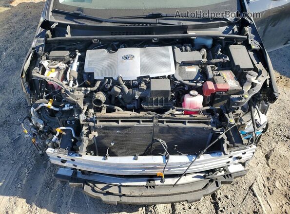 JTDKAMFP3M3192424 2021 TOYOTA PRIUS Black Widok wnętrza z tyłu