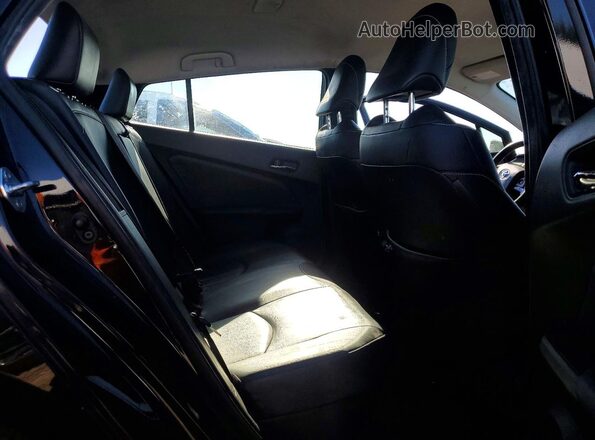 JTDKAMFP3M3192424 2021 TOYOTA PRIUS Black Widok tylnych siedzeń