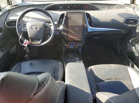 JTDKAMFP3M3192424 2021 TOYOTA PRIUS Black Widok deski rozdzielczej
