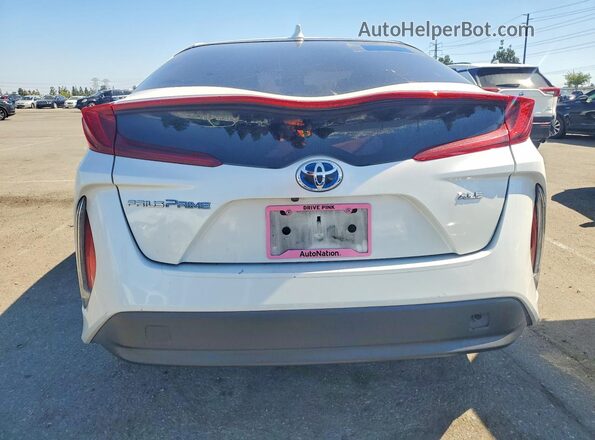 JTDKAMFP3N3221227 2022 TOYOTA PRIUS White Հետևի տեսք
