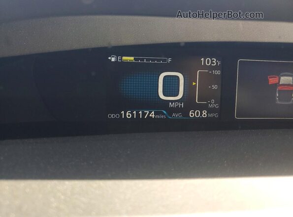 JTDKAMFP3N3221227 2022 TOYOTA PRIUS White Սարքավորումների վահանակի տեսք