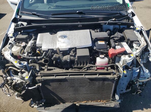 JTDKAMFP3N3221227 2022 TOYOTA PRIUS White Սալոնի հետևի տեսք