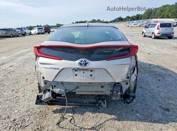 JTDKAMFP4M3175504 2021 TOYOTA PRIUS Silver Widok z tyłu