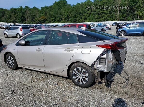 JTDKAMFP4M3175504 2021 TOYOTA PRIUS Silver Tył lewy
