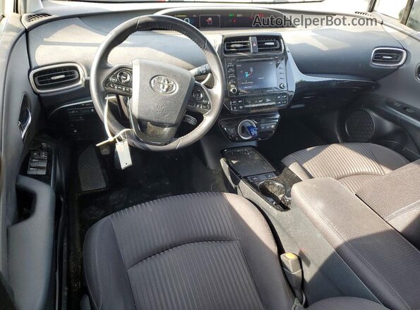 JTDKAMFP4M3175504 2021 TOYOTA PRIUS Silver Widok deski rozdzielczej