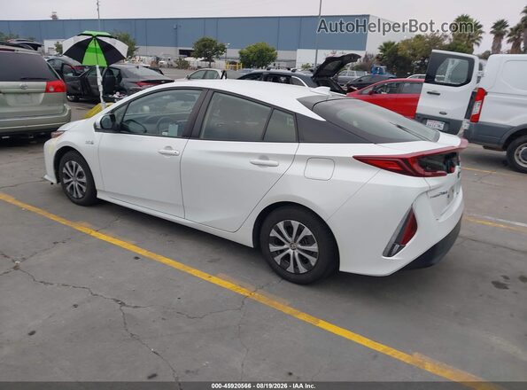 JTDKAMFP4M3196305 2021 TOYOTA PRIUS PRIME White Trasero izquierdo