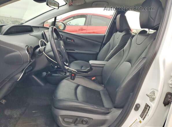 JTDKAMFP4N3214075 2022 TOYOTA PRIUS White წინა სალონის ხედი