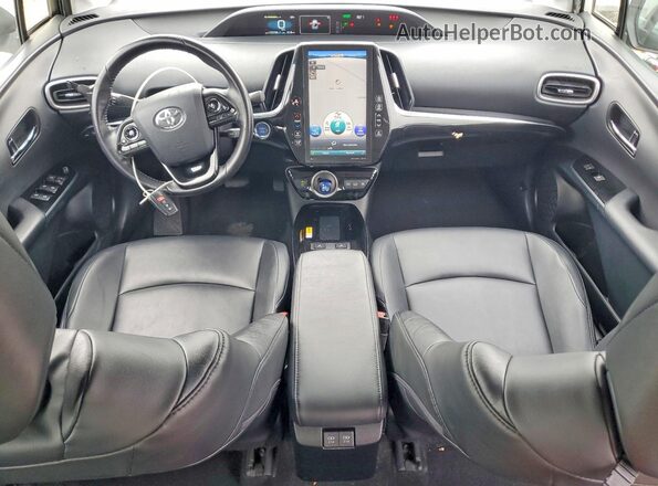 JTDKAMFP4N3214075 2022 TOYOTA PRIUS White წინა პანელის ხედი