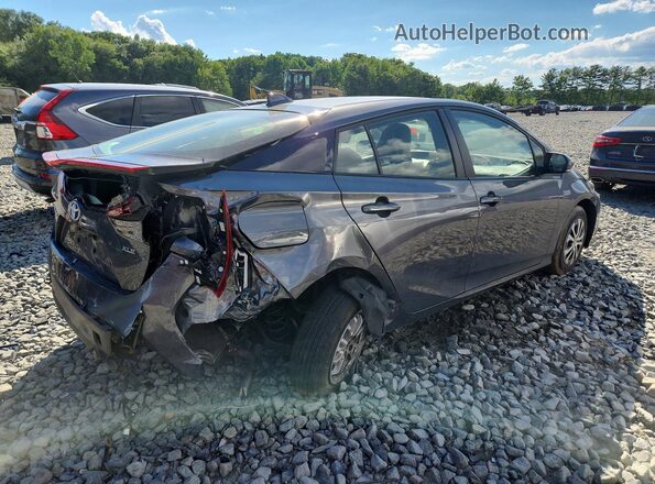 JTDKAMFP4N3228056 2022 TOYOTA PRIUS Gray Trasero derecho