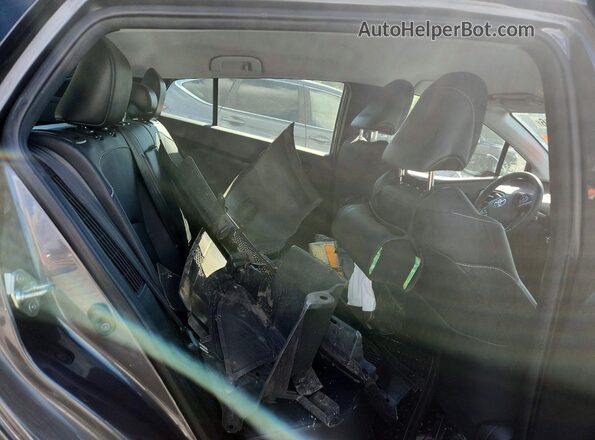 JTDKAMFP4N3228056 2022 TOYOTA PRIUS Gray Vista de los asientos traseros