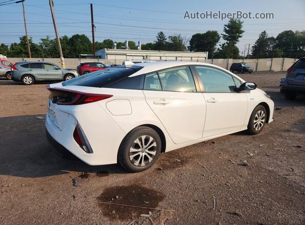 JTDKAMFP5M3190397 2021 TOYOTA PRIUS White Trasero derecho
