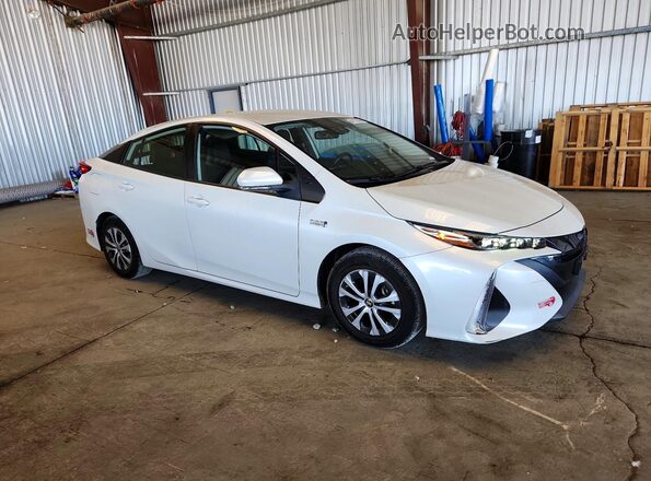 JTDKAMFP5M3192246 2021 TOYOTA PRIUS White Delantero derecho