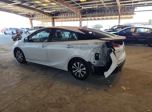 JTDKAMFP5M3192246 2021 TOYOTA PRIUS White Trasero izquierdo