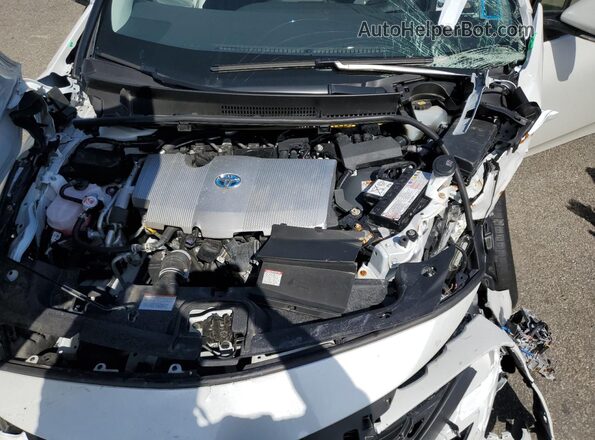 JTDKAMFP5N3206955 2022 TOYOTA PRIUS White Widok wnętrza z tyłu