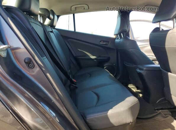 JTDKAMFP6M3173334 2021 TOYOTA PRIUS Charcoal Rear seats view