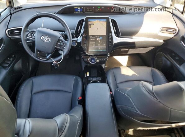 JTDKAMFP6M3173334 2021 TOYOTA PRIUS Charcoal Dashboard view
