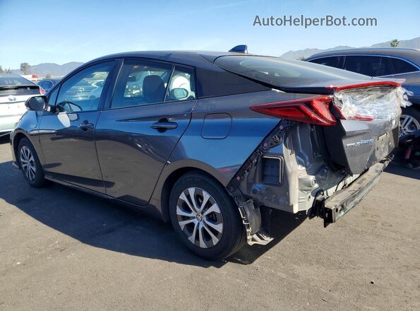 JTDKAMFP6M3173334 2021 TOYOTA PRIUS Charcoal Rear left