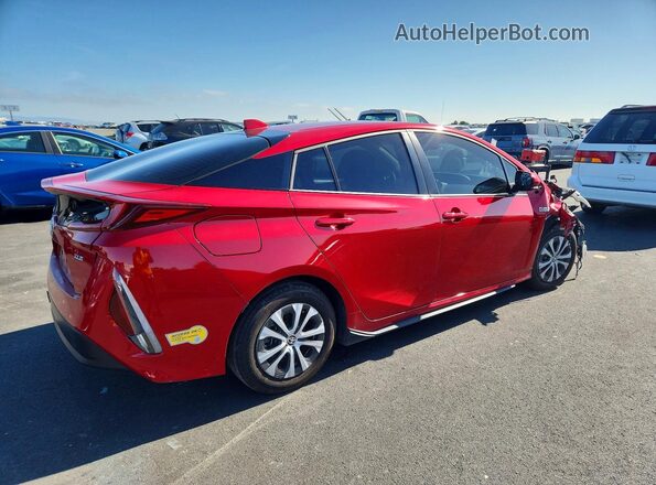 JTDKAMFP6N3223831 2022 TOYOTA PRIUS Red უკანა მარჯვენა