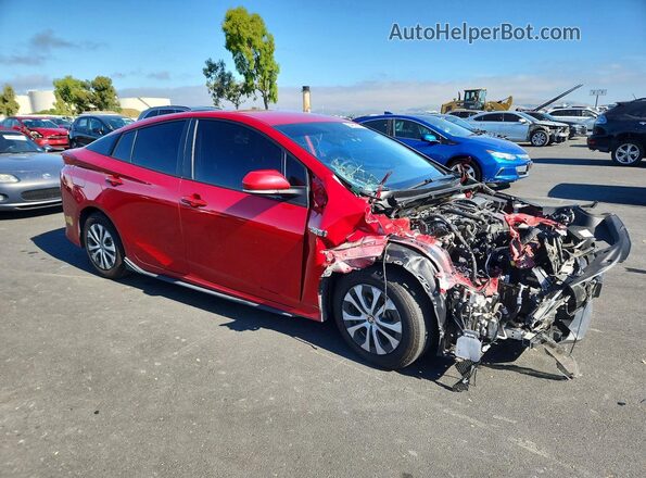 JTDKAMFP6N3223831 2022 TOYOTA PRIUS Red წინა მარჯვენა