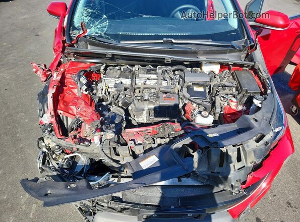 JTDKAMFP6N3223831 2022 TOYOTA PRIUS Red უკანა სალონის ხედი