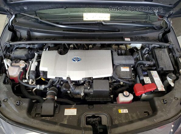 JTDKAMFP7M3163718 2021 TOYOTA PRIUS Gray Вид задньої частини салону