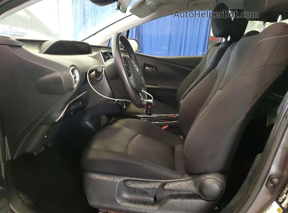 JTDKAMFP7M3163718 2021 TOYOTA PRIUS Gray Вид салону спереду