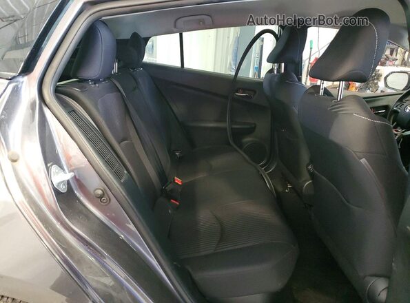JTDKAMFP7M3163718 2021 TOYOTA PRIUS Gray Вид задніх сидінь