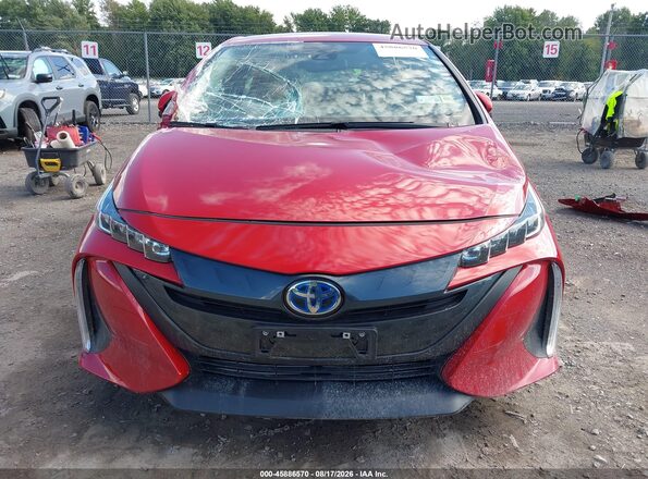 JTDKAMFP7M3190515 2021 TOYOTA PRIUS PRIME Red Սալոնի հետևի տեսք