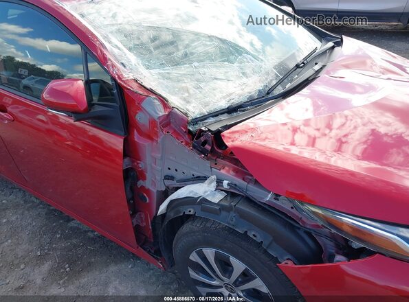 JTDKAMFP7M3190515 2021 TOYOTA PRIUS PRIME Red Դիմացի տեսք